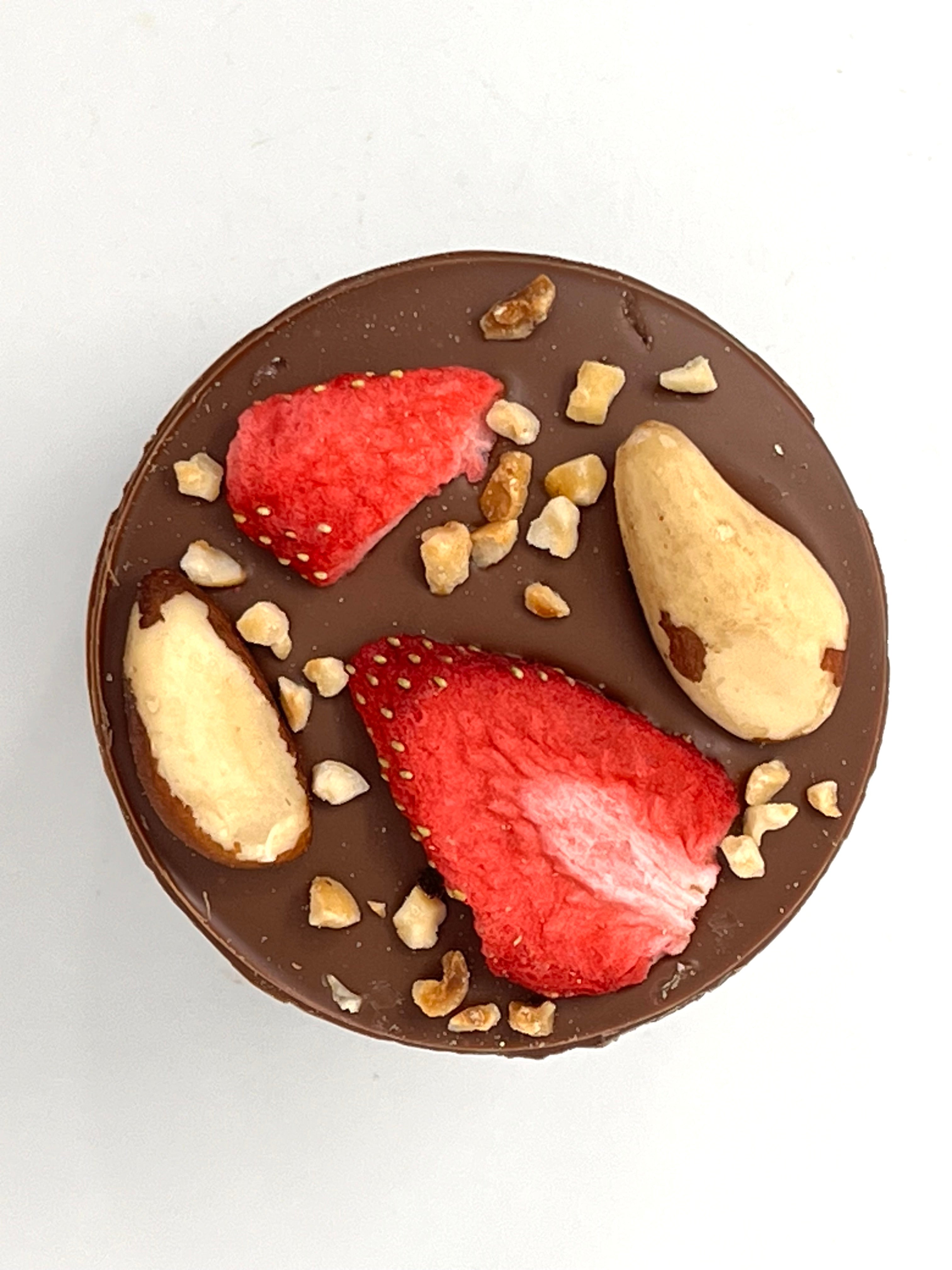 New Handmade Giant Mendiants in Milk Chocolate